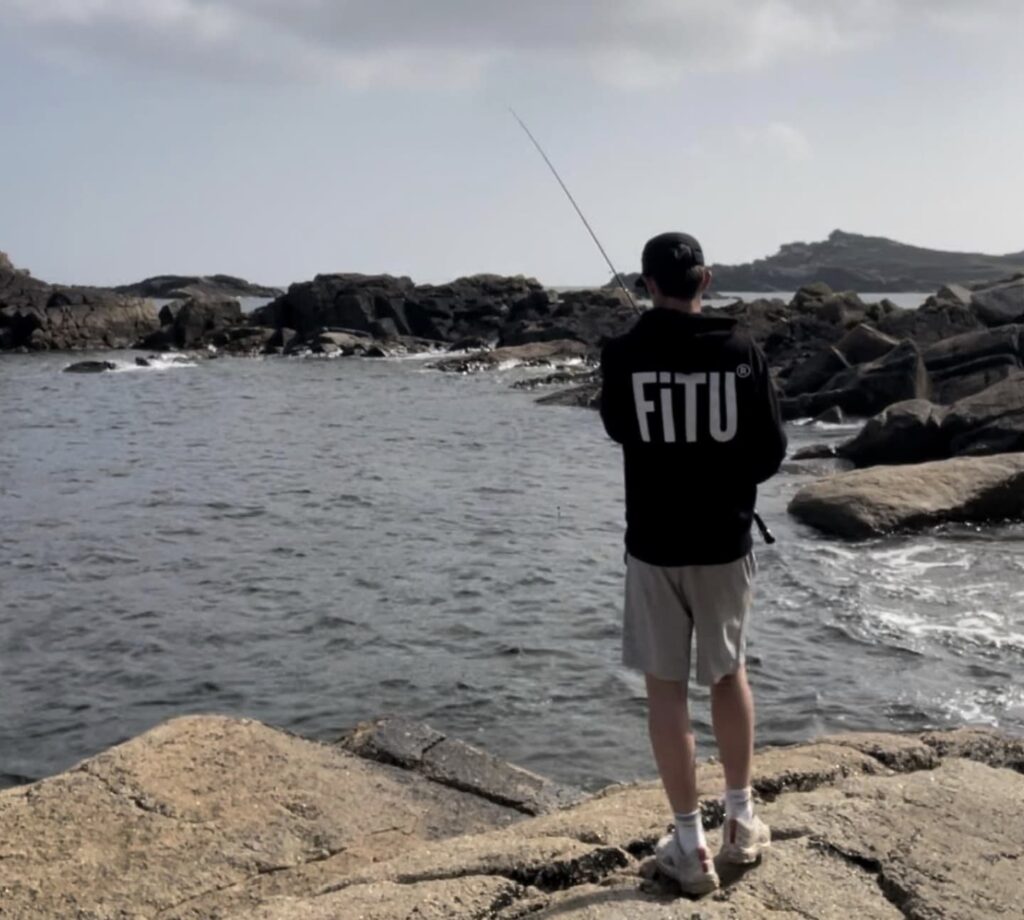 Lure fishing for ballen wrasse