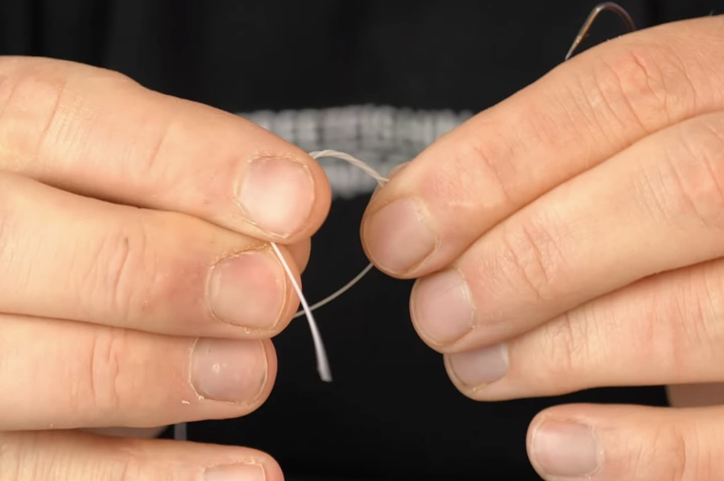 how to tie the uni knot step 3